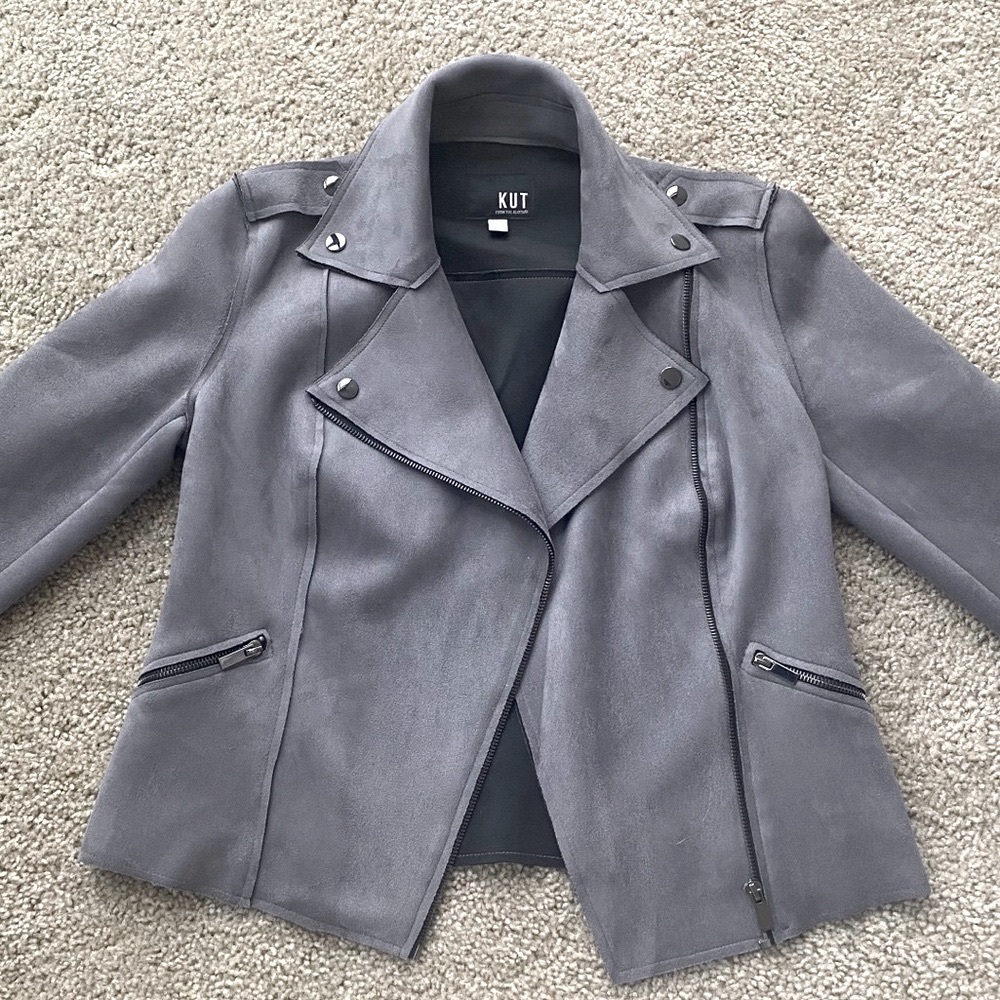 Kut from the Kloth Haddie Faux Suede Jacket XSP